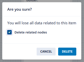 Delete related nodes checkbox